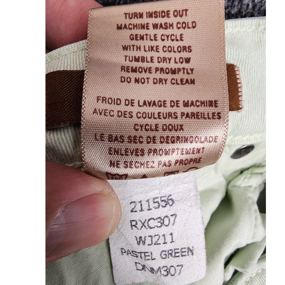 Paige Roxie Capri Womens Jeans Size 27 Pastel Green Denim Pants - Picture 10 of 11